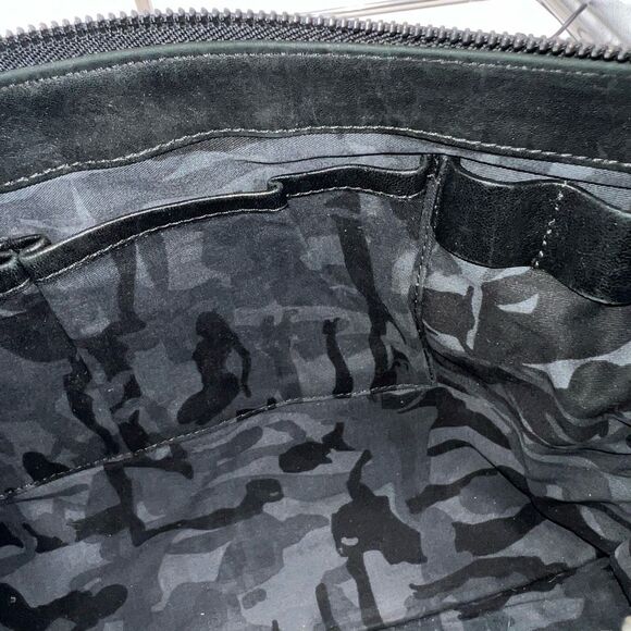 Jimmy Choo Laptop Holder/Clutch/Wristlet Black and Red Leather With Studs - Picture 12 of 16